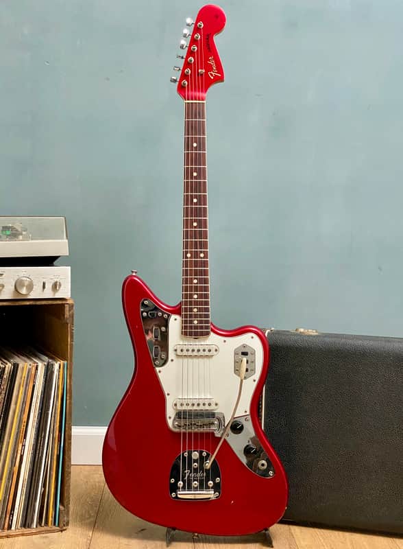 Fender Jaguar 1966 - Candy Apple red image 1