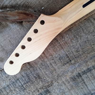 21 fret T neck, Stainless Steel Frets natural maple guitar neck replacement fits oem image 14