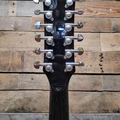 Goldfinch Hollywood Kensington 12 String Black Semi Hollow P90 Electric Guitar image 5