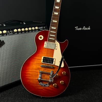 2015 Gibson 59 Les Paul Bigsby Aged Vintage Cherry image 15
