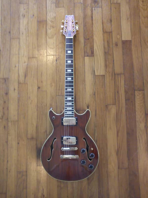 1983 Vantage Entertainer Series VE-565 - FujiGen Japan - Semi-Hollow Ash Body -OHSC image 1