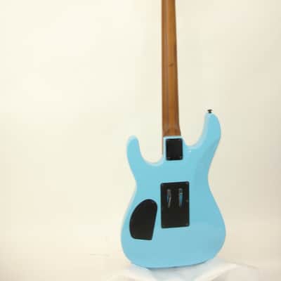 Dean MD 24 Electric Guitar, Roasted Maple with Floyd Rose, Vintage Blue w/ Case image 12