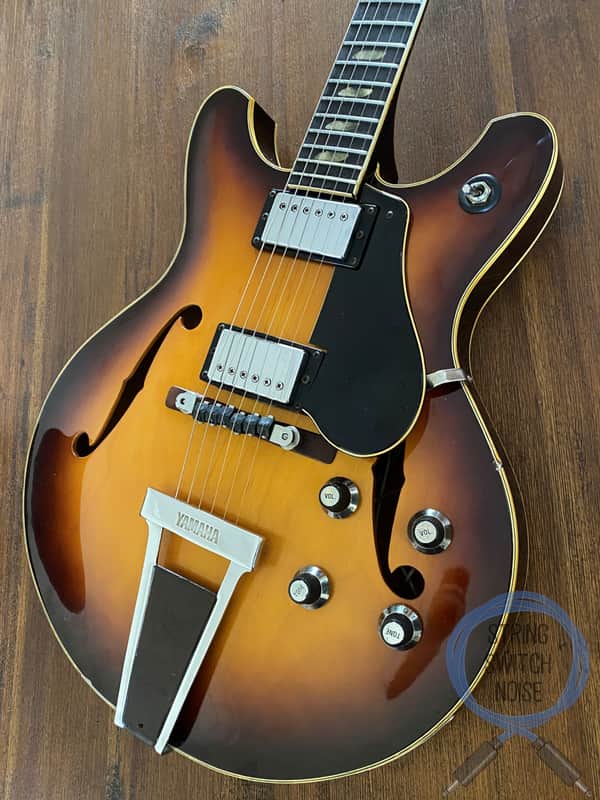Yamaha SA60, Sunburst, 1974 Vintage, OHSC, “335” style, Semi Hollow Body image 1