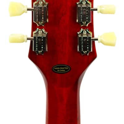 New Epiphone Inspired by Gibson Les Paul Standard '50s Figured Top Bourbon Burst w/Premium Gig Bag #24121526391 image 6