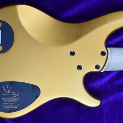 Dingwall NG-3 5 String LEFTY, Matte Gold Metallic / Maple *In Stock! image 5
