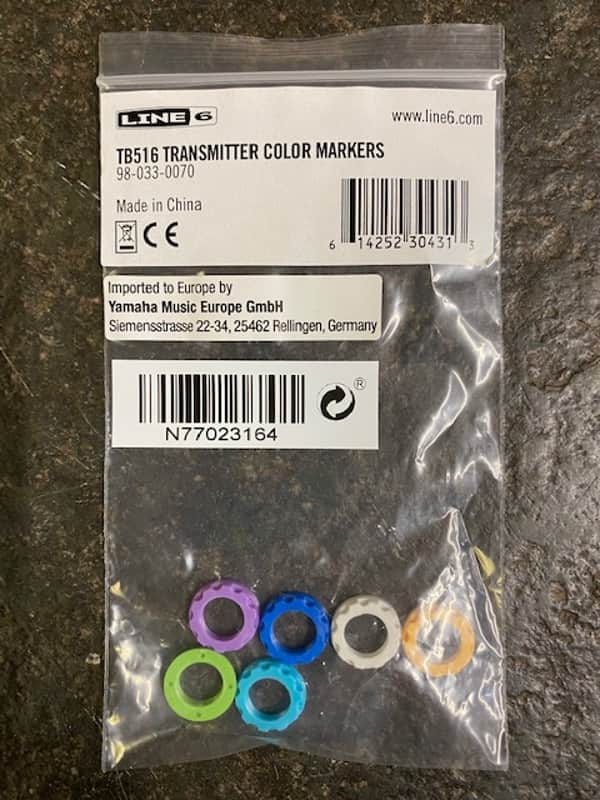 2010s Line 6 Relay TB516G Transmitter Colour Markers Mixed