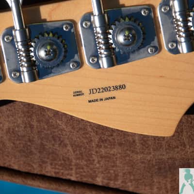 Fender 2023 Collection Made in Japan Traditional '60s Jazz Bass® - Aged Sherwood Green Metallic - Pro Set Up w Perfect Frets/Action/Intonation! image 14