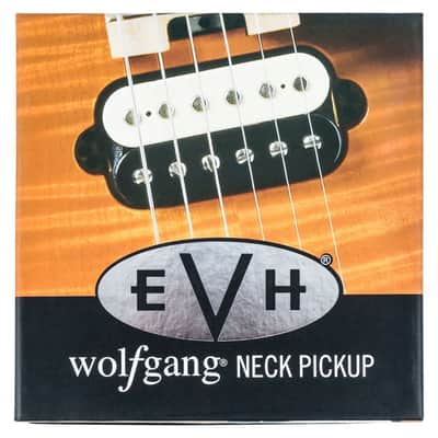 EVH Wolfgang Humbuckers Neck Pickup with Alnico Two Magnets for Rich Harmonics, Cutting Highs, and Snarling Mids in Spades (Black and White) image 3
