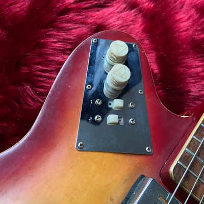 c.1964- Guyatone SG-S02 Musician MIJ Vintage Hollow Body Guitar "Sunburst" image 6