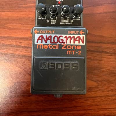 Analogman Modded Boss MT-2 Metal Zone | Reverb Analog.man MT-2 Analogman Modded Boss MT-2 Metal Zone | Reverb Analog.man MT-2