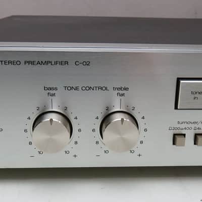 LUXMAN C-02 INTEGRATED PREAMPLIFIER ( PRE-AMP ) FULLY SERVICED RECAPPED image 4