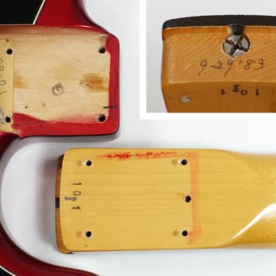 1983 Squier JV Contemporary Series Stratocaster HH Candy Apple Red Japan MIJ image 12