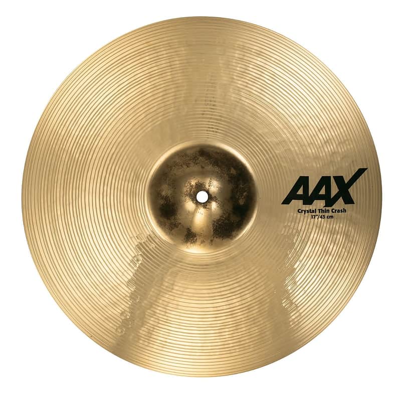 Sabian 17" AAX Crystal Thin Crash Cymbal image 1