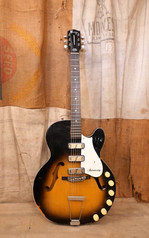 Harmony Rocket H59 Triple 1966 Sunburst H-59 | Reverb