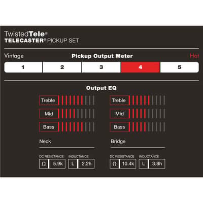 FENDER - Custom Shop Twisted Tele Pickups Black/Chrome (2) - 0992215000 image 3