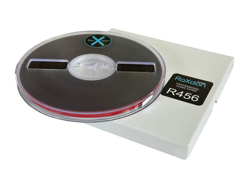 RoXdon R456 1/4" Reel to Reel Tape, Plastic 7" Spool (includes Leader Tape) image 1