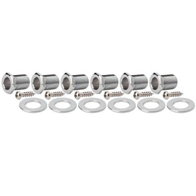 NEW Gotoh SG301-P1 Tuning Keys L3+R3 w/ Large PEARLOID Buttons Set 3x3 - CHROME image 2