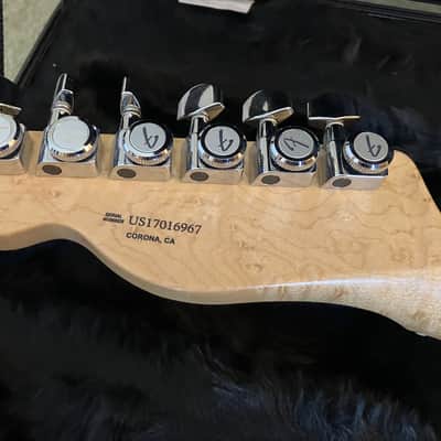 Fender Limited Edition American Elite Mahogany SH Thinline Telecaster in Fender case image 12