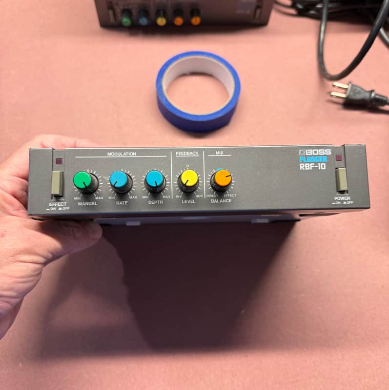 BOSS RBF-10 フランジャー Boss RBF-10 Micro Rack Series Flanger | Reverb