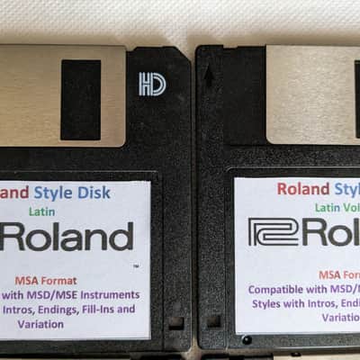 Roland Keyboard Floppy Disk Styles Collection image 9
