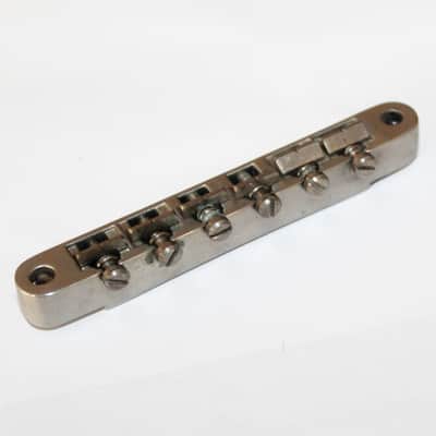 Gibson Historic Non-Wire ABR-1 Bridge Nickel Reissue for Nashville Posts image 1