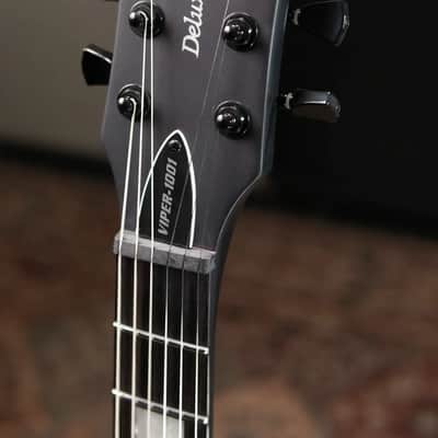 ESP LTD Viper-1001 Evertune Electric Guitar - Charcoal Metallic Satin image 5
