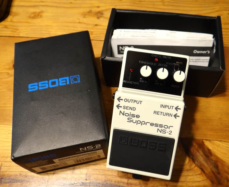 Boss NS-2 Noise Suppressor (Silver Label) 1989 - Present - White image 1
