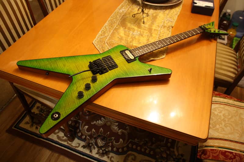 Washburn Dime 3 1998 Dimebag Darrell Signature in DimeSlime Slime