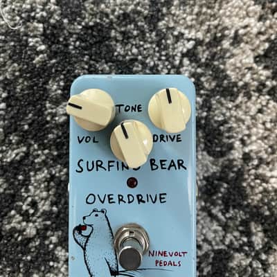 Animals Pedal Surfing Bear V1 Overdrive Guitar Effect Pedal image 2