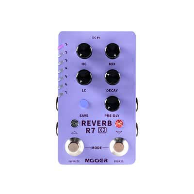 Mooer R7 X2 Reverb 14 Stereo Reverb Effects Free Shipment,price include the import duty to US buyer image 2