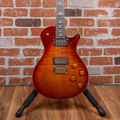 PRS Limited Edition Single Cut Brazilian Flame Maple 10-Top Dark Cherry Sunburst #200 made in 2001 w/OHSC image 4