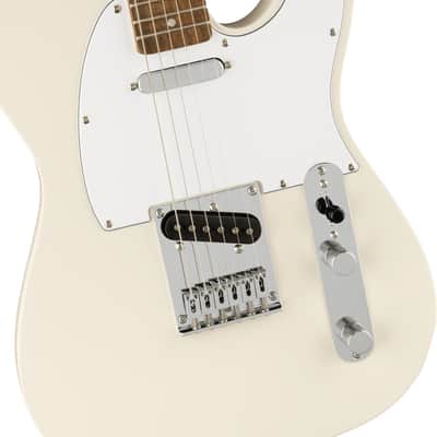 Squier Affinity Series Telecaster - Laurel Fingerboard - White Pickguard - Olympic White image 4