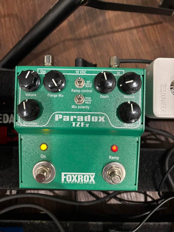 Foxrox Electronics Paradox TZF2 Flanger Green image 1