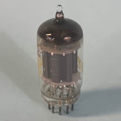 1970s Sylvania 5963 12AU7WA Vintage Long Plate Halo Getter Preamp Tube! T219 image 4