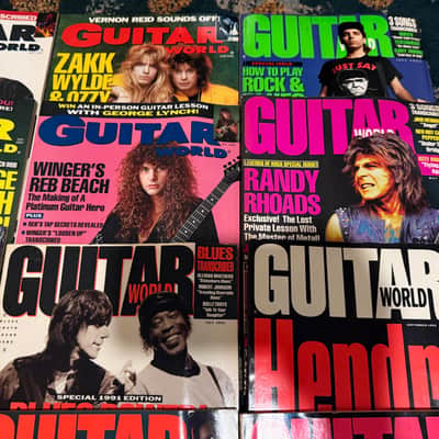 21 Guitar world Magazines - 1990-1993 image 3