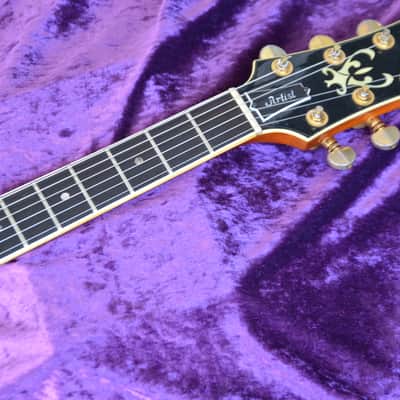 REDUCED! Ibanez Artist 2618 real vintage/made in Japan 1977*rare first series=49 years old! This fine instrument sounds/plays/looks really great*has US-made Seymour Duncan SH4+SH2N pickups that produce a fat vintage LP tone* Bild 15