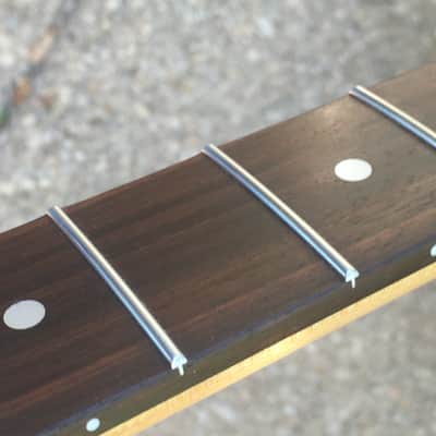 Lefty USA Made Musikraft Custom Aged Relic Strat Guitar Neck Amber Satin Fully Loaded Tuners image 20