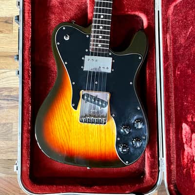 1977 Fender Telecaster Custom Sunburst with Rosewood Fretboard image 2