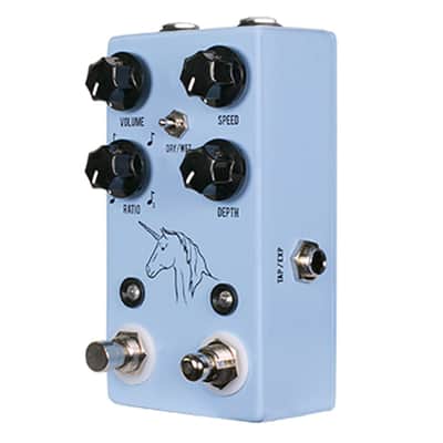 JHS Unicorn V2 Univibe w/ Tap Tempo Guitar Pedal image 3