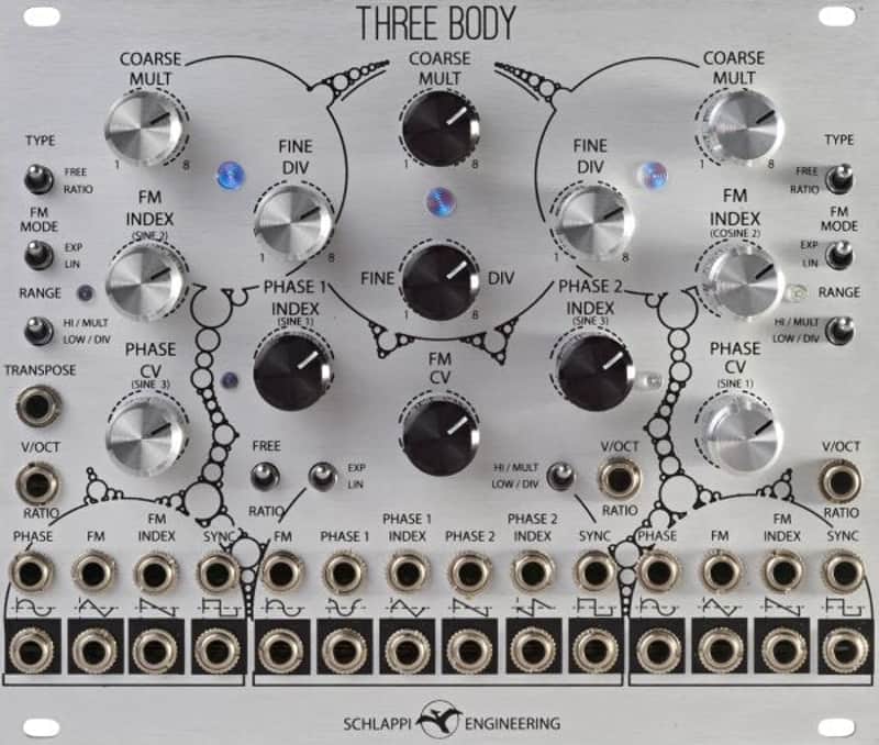 SCHLAPPI ENGINEERING THREE BODY OSCILLATOR-Silver : BRAND NEW :  [DETROIT MODULAR] image 1