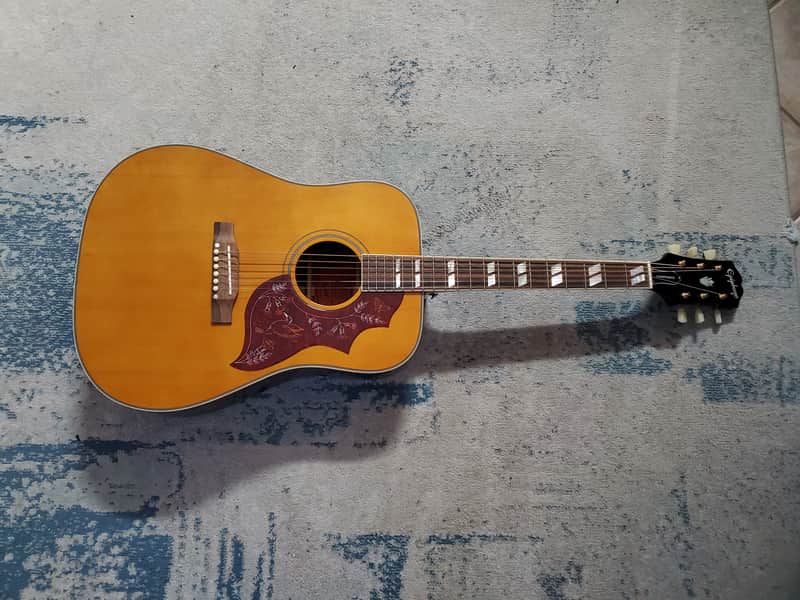 Epiphone Hummingbird Inspired by Gibson 2021 - Present - Antique Natural image 1
