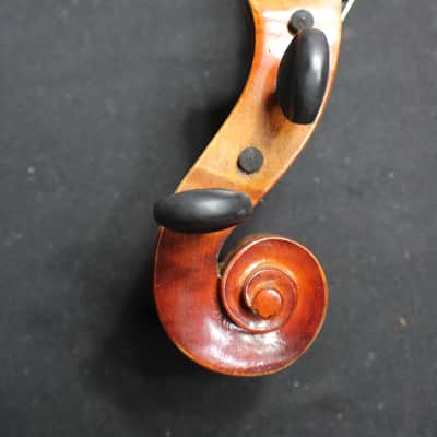 A Beautiful Antique U.S.A. Made Antonius Stradivarius Full Size 4/4 Violin, Bow & Case Ready to Play # 13 V image 9