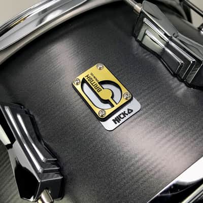 British Drum Co. TAL-14-65-SN Nicko McBrain Signature Series Talisman Steel Snare 6.5" x 14" (TAL-14-65-SN-U) image 11
