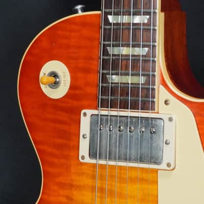 GIBSON CUSTOM Murphy Lab 1959 Les Paul Standard Light Aged Orange Sunset Fade -2021- [911770] (06/16) image 6