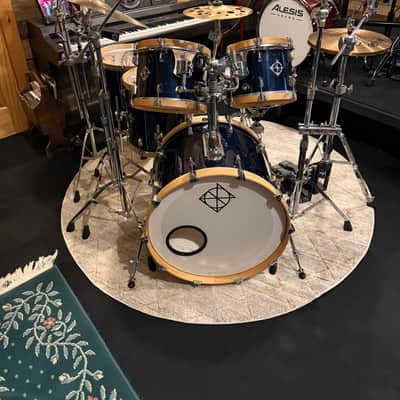 Complete 5pc Dixon Artisan/9pc Paiste Cymbals/EKG Brass snare/Yamaha Hardware image 1