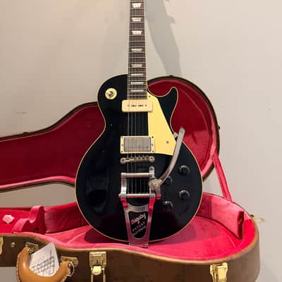 Gibson Custom Shop Dealer Select 1956 Les Paul Standard Reissue Bigsby Ebony Murphy Lab Light Aged 2025 - Ebony image 2