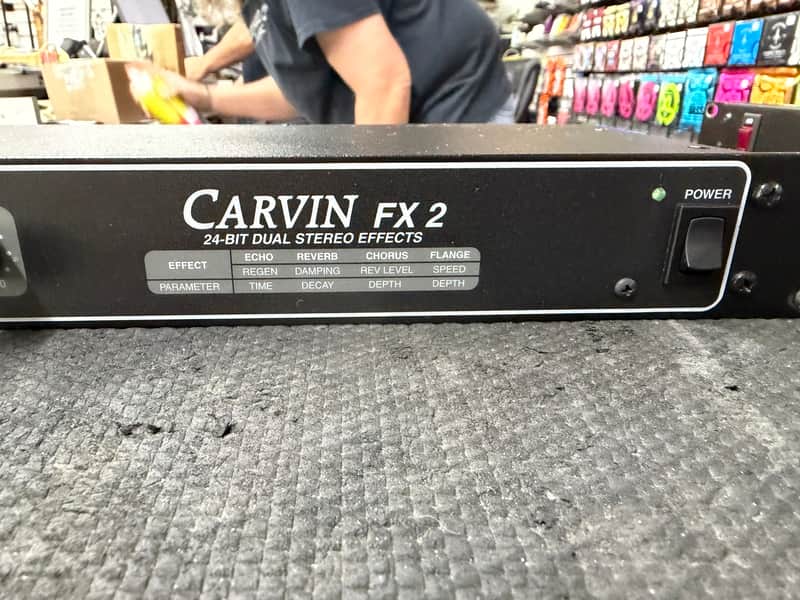 Carvin FX-2 Dual Stereo Effects Echo reverb chorus flange image 1