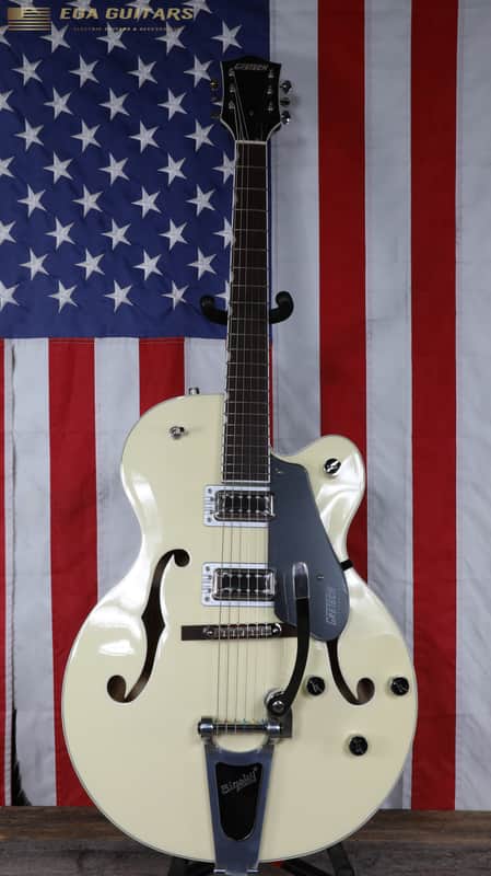 Gretsch G5420T Electromatic Classic Hollow Body Single-Cut with Bigsby - Two-Tone Vintage White / London Grey image 1
