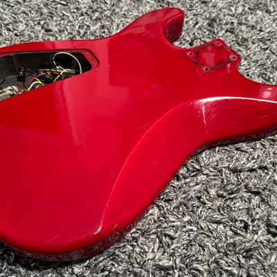 1986 MIJ Charvel Jackson Model 4 Ferrari Red Guitar Body JE-1200 Loaded Bild 12
