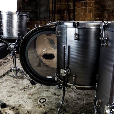 HHG Drums Carbon Steel And Walnut Kit, Brushed Satin Bild 7